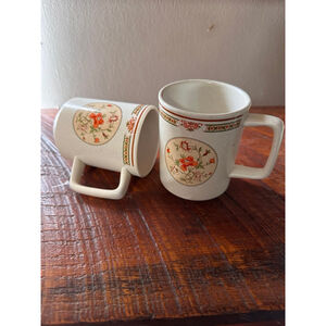 Vintage Temper-ware by Lenox set of 2 mugs